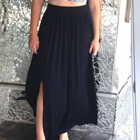 LOFT Dresses & Skirts - Loft black maxi skirt (nwt)